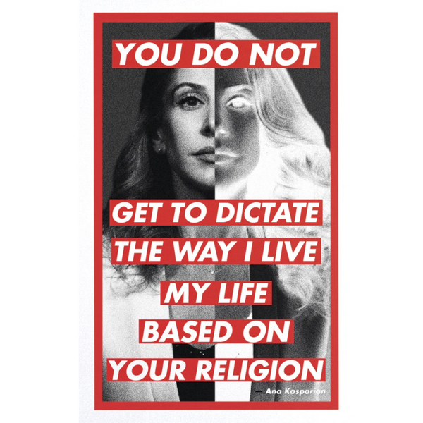 No to Religious Zealotry, Yes to Women's Right to Choose