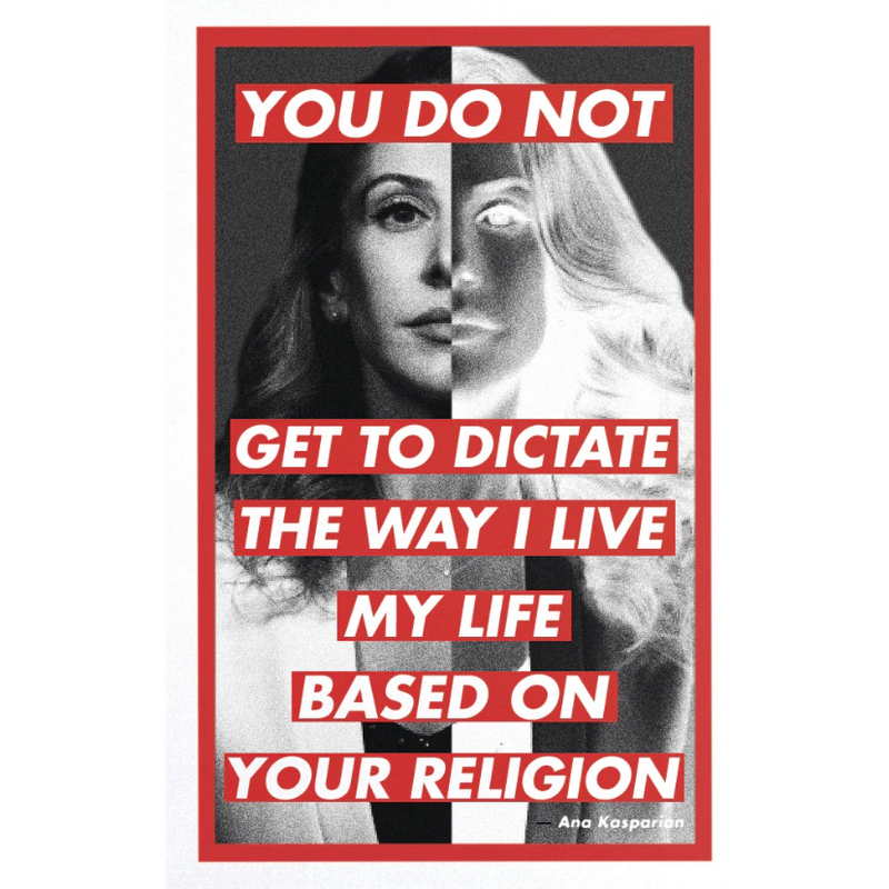 No to Religious Zealotry, Yes to Women's Right to Choose