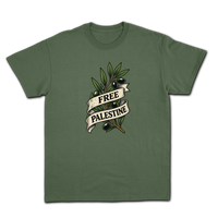 Free Palestine Olive Branch T-Shirt