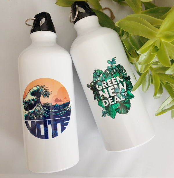 Botella de agua New Deal verde