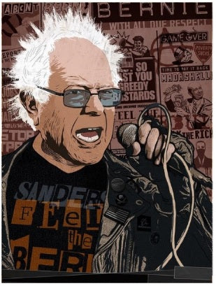 Bernie So Punk' Poster | Political Posters | Shop TYT – ShopTYT