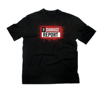 La camiseta del informe de daños