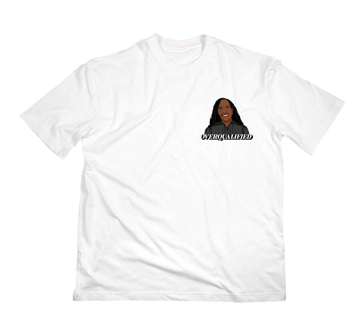 KBJ Overqualified Small Print T-Shirt
