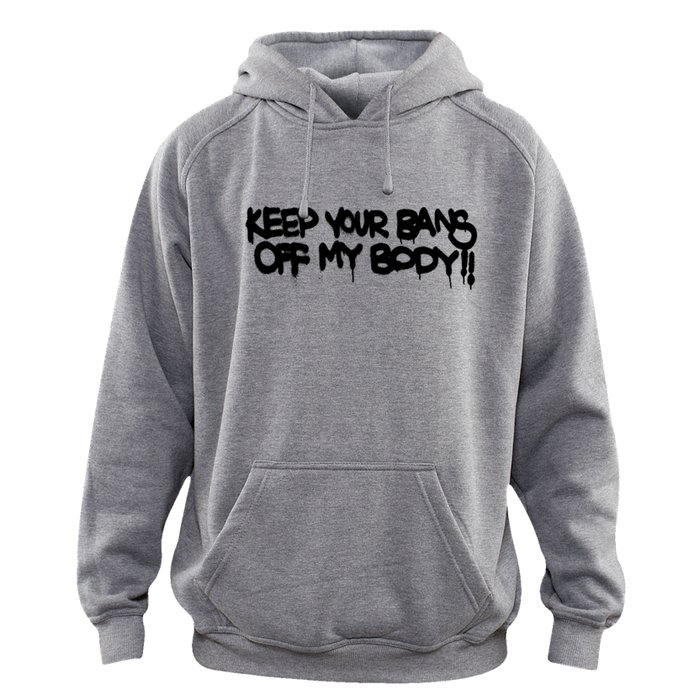 Sudadera con capucha Keep Your Bans - Gris jaspeado