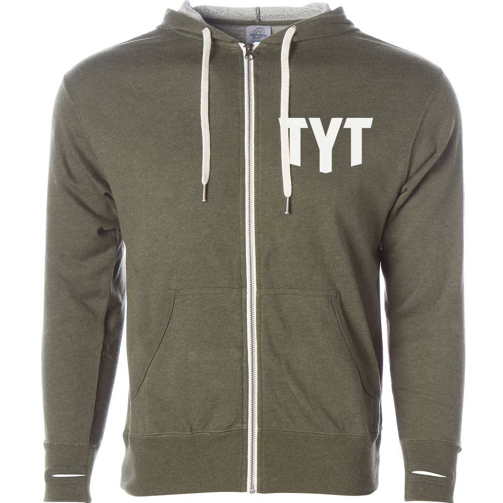 トップス TNT OL-Logo Zip Up Hoodie Heather Grey TYT Heather Hoodie トップス TNT OL-Logo Zip Up Hoodie Heather Grey TYT Heather Hoodie