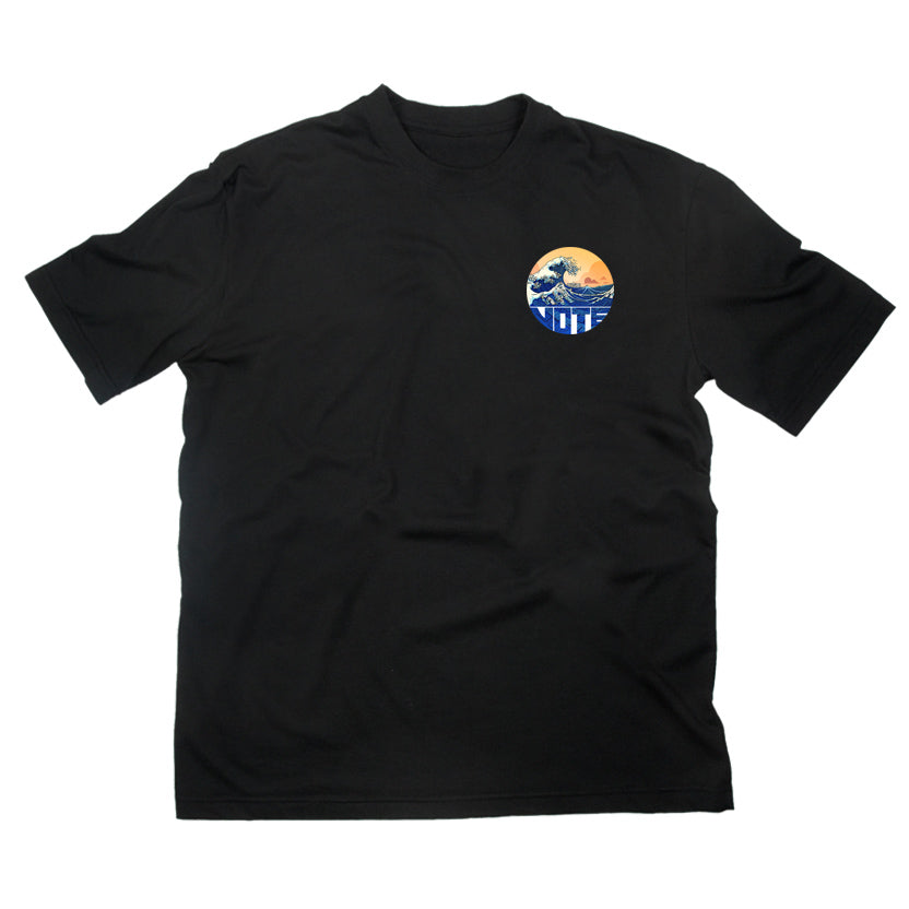 Camiseta con estampado de bolsillo de Blue-nami